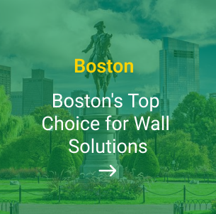 Temporary Wall Systems in Boston | Dust Barrier Temporary Wall System